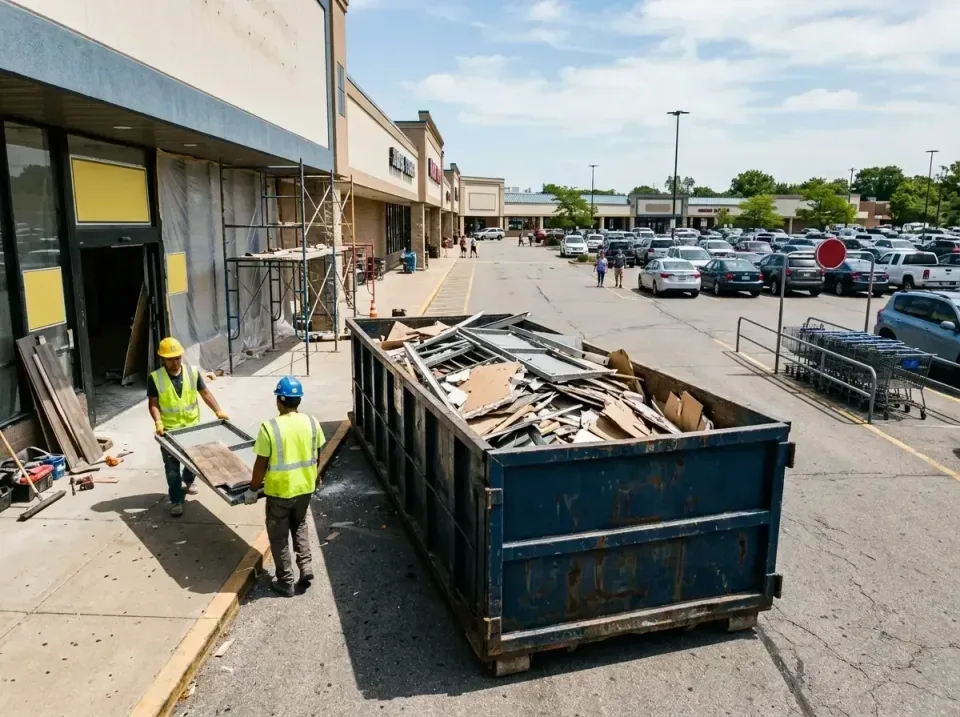 retail-store-renovation-debris-003 — frequently asked questions, Roll-off Dumpster Rentals in Fortville, IN